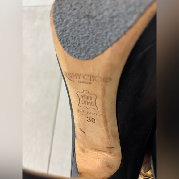 Jimmy Choo Black Leather booties - Picture 6 of 8